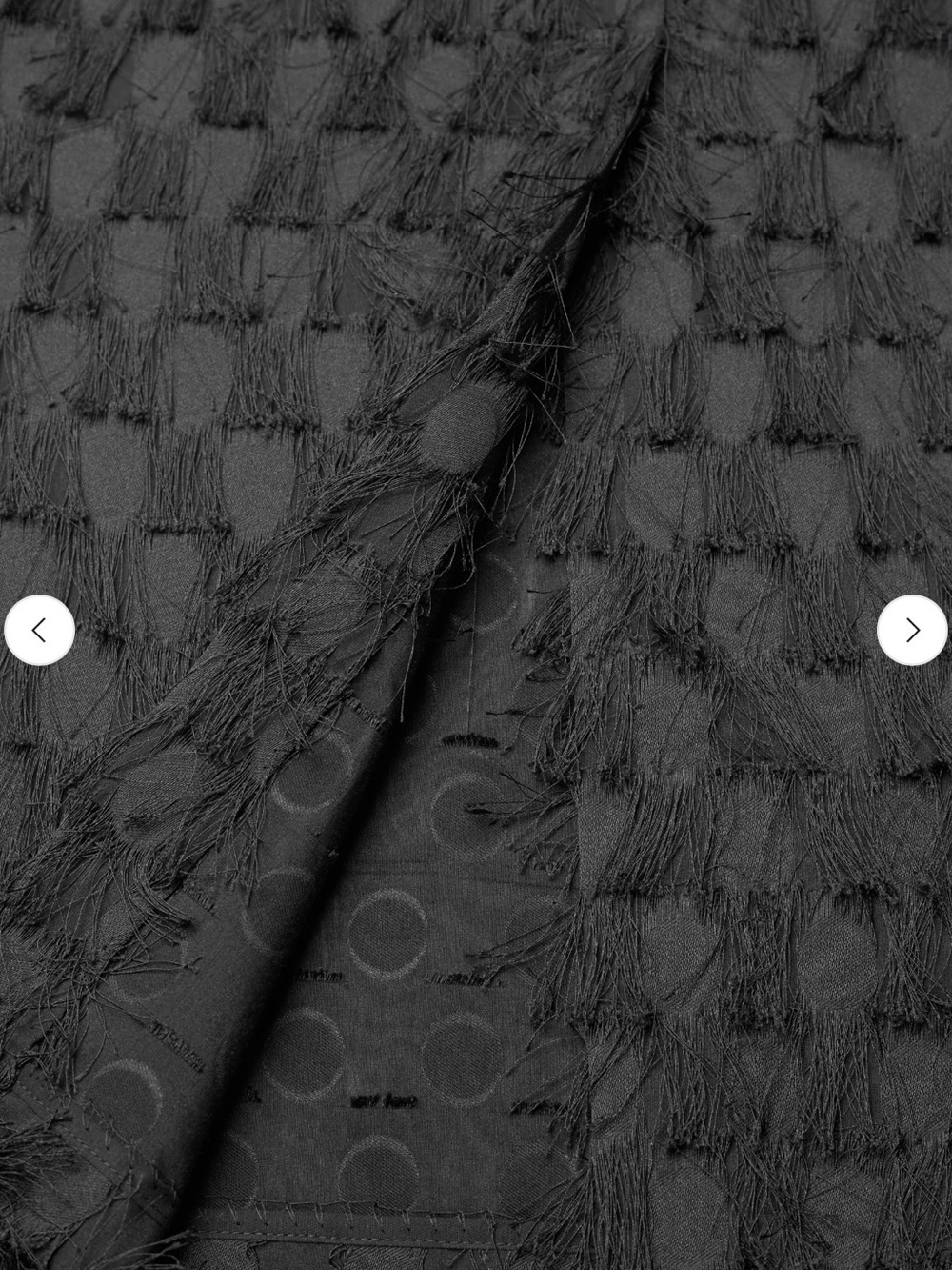 Day Birger et Mikkelsen black Fringe Textured Midi Pencil evening Coctail skirt - Picture 7 of 7